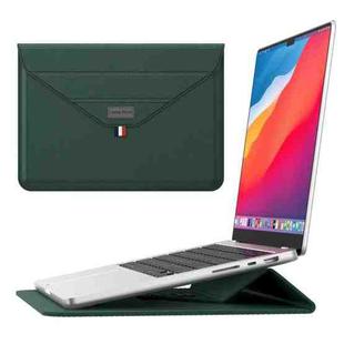 For 13/14 inch Envelope Holder Laptop Sleeve Bag(Dark Green)