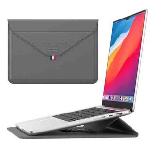 For 15.4/15.6/16.1 inch Envelope Holder Laptop Sleeve Bag(Grey)