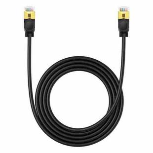 Baseus PCWL-A105 High Speed CAT7 10Gigabit Ethernet Slender Cable, Length:2m(Black)