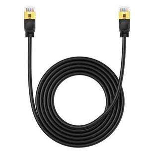 Baseus PCWL-A105 High Speed CAT7 10Gigabit Ethernet Slender Cable, Length:3m(Black)