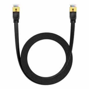 Baseus PCWL-A104 High Speed CAT7 10Gigabit Ethernet Flat Cable, Length:5m(Black)
