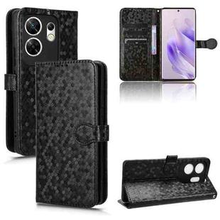 For Infinix Zero 30 4G Honeycomb Dot Texture Leather Phone Case(Black)