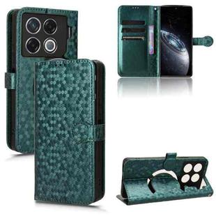 For Infinix GT 20 Pro Honeycomb Dot Texture Leather Phone Case(Green)