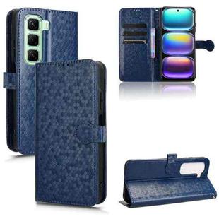 For Infinix Hot 50 5G Honeycomb Dot Texture Leather Phone Case(Blue)