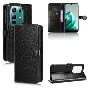For Infinix Note 50x Honeycomb Dot Texture Leather Phone Case(Black)