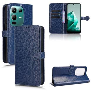 For Infinix Note 50x Honeycomb Dot Texture Leather Phone Case(Blue)