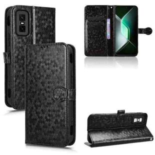 For Infinix GT 30 Pro Honeycomb Dot Texture Leather Phone Case(Black)