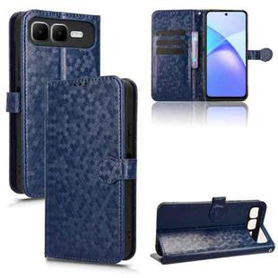 For Infinix Smart 10 Plus 4G Honeycomb Dot Texture Leather Phone Case(Blue)