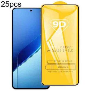 For vivo iQOO Neo 10+ 5G 25pcs 9D Full Glue Screen Tempered Glass Film