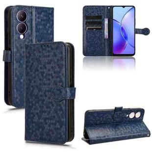 For vivo Y17s 4G Honeycomb Dot Texture Leather Phone Case(Blue)