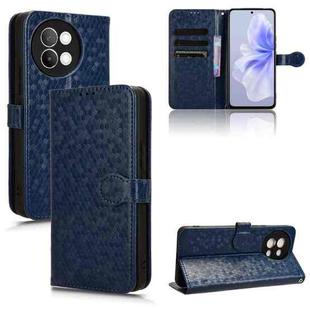 For vivo S18e Honeycomb Dot Texture Leather Phone Case(Blue)