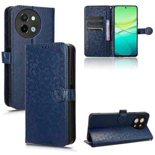 For vivo Y38 5G / Y200i Honeycomb Dot Texture Leather Phone Case(Blue)