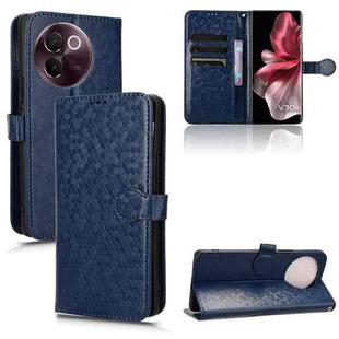 For vivo V30e 5G Honeycomb Dot Texture Leather Phone Case(Blue)
