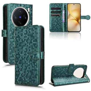 For vivo X200 5G Honeycomb Dot Texture Leather Phone Case(Green)