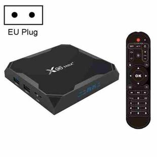 X96 max+ 4K Smart TV Box, Android 9.0, Amlogic S905X3 Quad-Core Cortex-A55,4GB+32GB, Support LAN, AV, 2.4G/5G WiFi, USBx2,TF Card, EU Plug