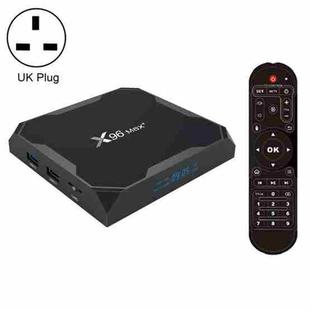 X96 max+ 4K Smart TV Box, Android 9.0, Amlogic S905X3 Quad-Core Cortex-A55,4GB+32GB, Support LAN, AV, 2.4G/5G WiFi, USBx2,TF Card, UK Plug