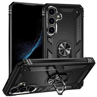 For Samsung Galaxy S24+ 5G Shockproof TPU + PC Phone Case(Black)