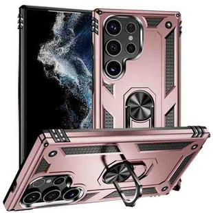 For Samsung Galaxy S24 Ultra 5G Shockproof TPU + PC Phone Case(Rose Gold)