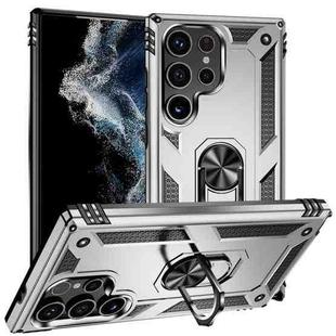 For Samsung Galaxy S24 Ultra 5G Shockproof TPU + PC Phone Case(Silver)