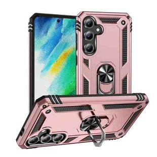 For Samsung Galaxy S24 FE 5G Shockproof TPU + PC Phone Case(Rose Gold)