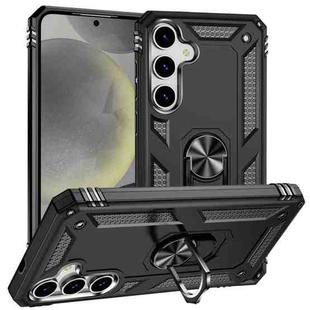 For Samsung Galaxy S25 5G Shockproof TPU + PC Phone Case(Black)