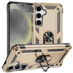 For Samsung Galaxy S25 5G Shockproof TPU + PC Phone Case(Gold)