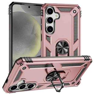 For Samsung Galaxy S25+ 5G Shockproof TPU + PC Phone Case(Rose Gold)