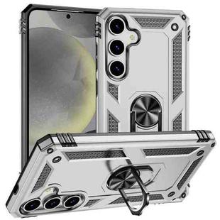 For Samsung Galaxy S25+ 5G Shockproof TPU + PC Phone Case(Silver)
