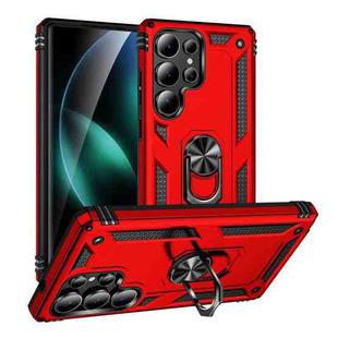 For Samsung Galaxy S25 Ultra 5G Shockproof TPU + PC Phone Case(Red)