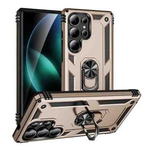 For Samsung Galaxy S25 Ultra 5G Shockproof TPU + PC Phone Case(Gold)