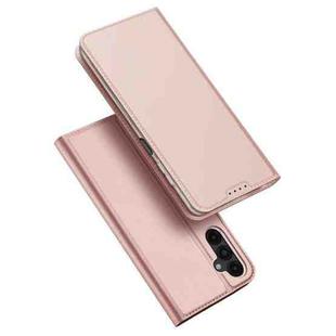 For Samsung Galaxy A15 5G / 4G DUX DUCIS Skin Pro Series Flip Leather Phone Case(Pink)