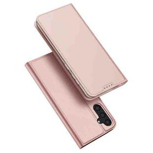 For Samsung Galaxy S24 5G DUX DUCIS Skin Pro Series Flip Leather Phone Case(Pink)