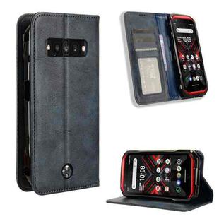 For Kyocera Torque G06 KYG03 Magnetic Buckle Retro Texture Leather Phone Case(Blue)