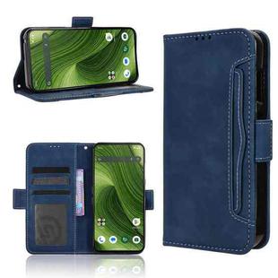 For Fairphone 6 Skin Feel Calf Texture Card Slots Leather Phone Case(Blue)