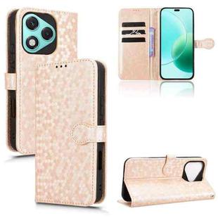 For Honor 400 Lite Honeycomb Dot Texture Leather Phone Case(Gold)