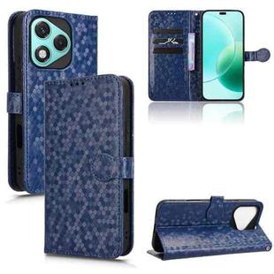 For Honor 400 Lite Honeycomb Dot Texture Leather Phone Case(Blue)