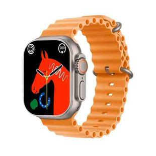 S800 Ultra Max Smart Bracelet, 1.5 inch Silicone Band Smart Watch, Bluetooth Call / Heart Rate / Blood Pressure / Blood Oxygen(Orange)