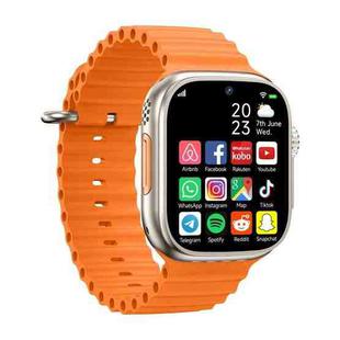 GS37 1.95 inch Screen Smart Phone Watch, 1GB+16GB, Android 9.0, Spreadtrum SL8541E, Network: 4G, Single Nano SIM, Front & Rear Camera(Orange Gold)