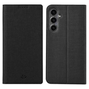 For Samsung Galaxy S23 FE 5G ViLi DMX Series TPU + PU Leather Magnetic Phone Case(Black)