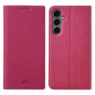 For Samsung Galaxy S23 FE 5G ViLi DMX Series TPU + PU Leather Magnetic Phone Case(Rose Red)