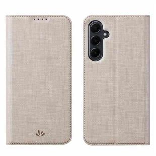 For Samsung Galaxy A35 5G ViLi DMX Series TPU + PU Leather Magnetic Phone Case(Gold)