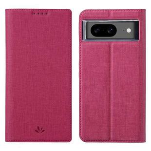 For Google Pixel 8 ViLi DMX Series TPU + PU Leather Magnetic Phone Case(Rose Red)