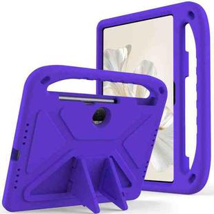 For Honor Pad 9 Handle Portable EVA Shockproof Tablet Case(Purple)