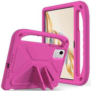 For Honor Pad X9a / X9 Pro 2025 Handle EVA Shockproof Tablet Case with Holder(Rose Red)