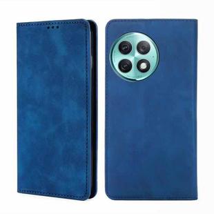 For OnePlus Ace 2 Pro Skin Feel Magnetic Leather Phone Case(Blue)