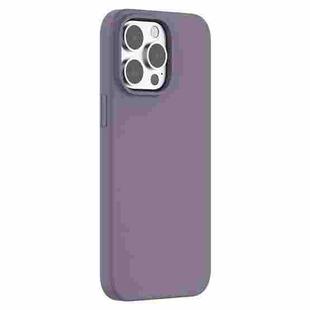 For iPhone 15 Pro Mutural Yuemu Series Liquid Silicone Phone Case(Purple)