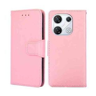 For Infinix GT 10 Pro 5G Crystal Texture Leather Phone Case(Pink)