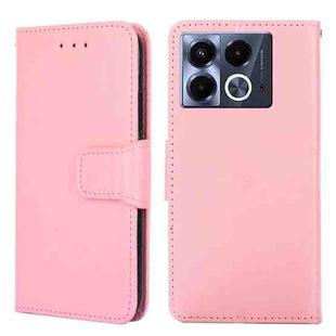 For Infinix Note 40 5G Crystal Texture Leather Phone Case(Pink)