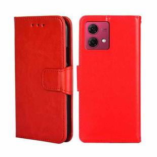 For Motorola Moto G84 5G Crystal Texture Leather Phone Case(Red)