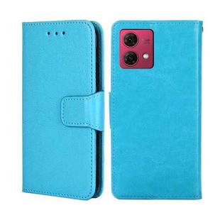 For Motorola Moto G84 5G Crystal Texture Leather Phone Case(Sky Blue)